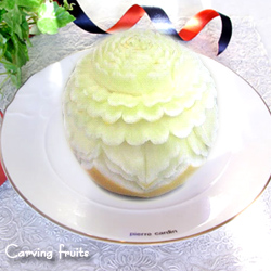 フルーツカービングのデザイン（グロッシュ）