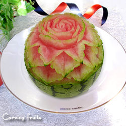 フルーツカービングのデザイン（ロードライト）