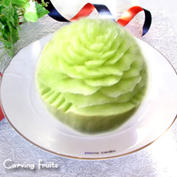 フルーツカービングのデザイン（スペサルテ）