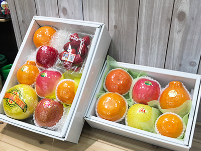 フルーツショップやまさくの旬の果物